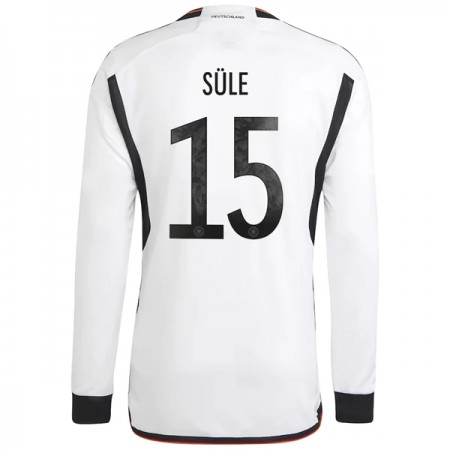 Camisetas Alemania Sule 15 Primera Copa Mundial 2022 Manga Larga - Hombre Camisetas Alemania Sule 15 Primera Copa Mundial 2022 Manga Larga - Hombre